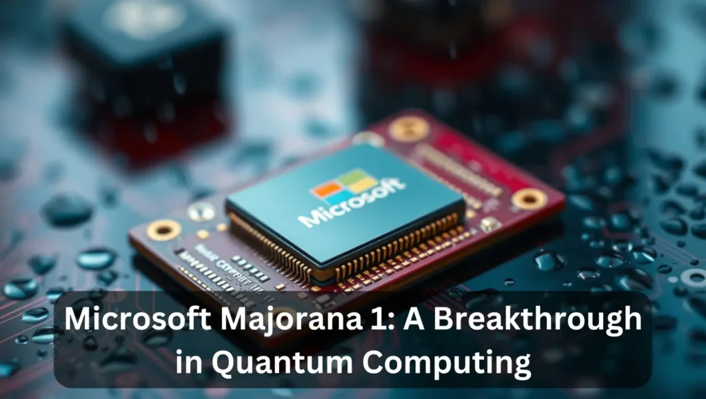 Microsoft Majorana 1: A Breakthrough in Quantum Computing 1 Microsoft Majorana 1