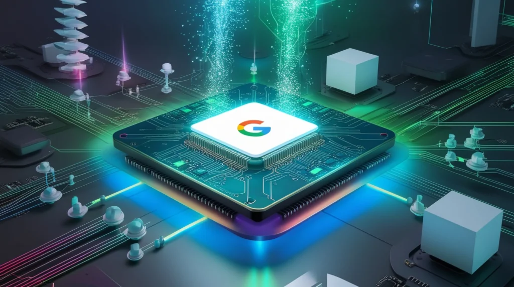 Google Cloud TPU Accelerates AI-Futuristic Tech illustration 2 Google Cloud TPU